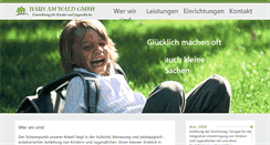 Desktop Screenshot of haus-am-wald.com