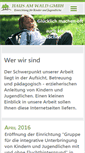 Mobile Screenshot of haus-am-wald.com